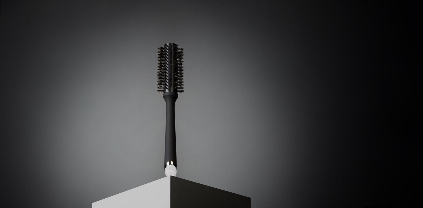 GHD - Brosse ronde - Poils naturels - Taille 2 - Noire