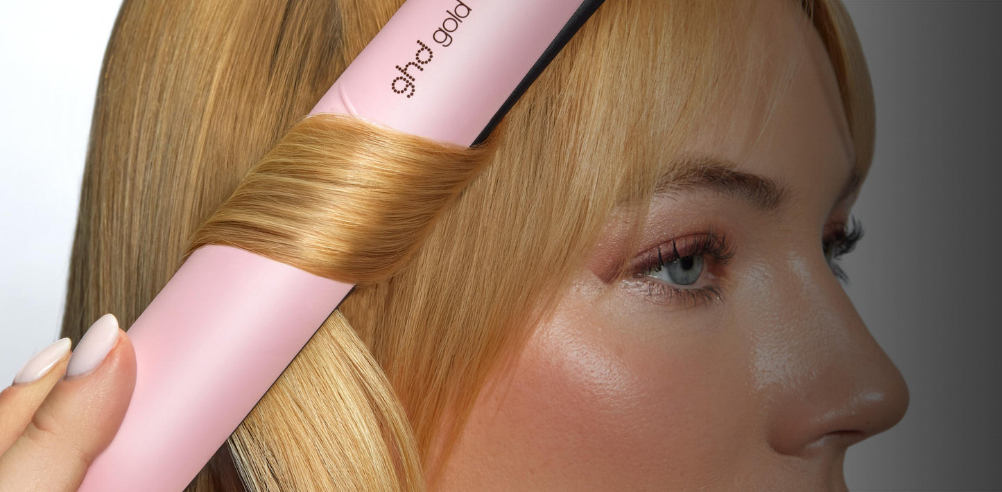 GHD - Lisseur Gold - Rose clair - Édition Limitée - Octobre Rose