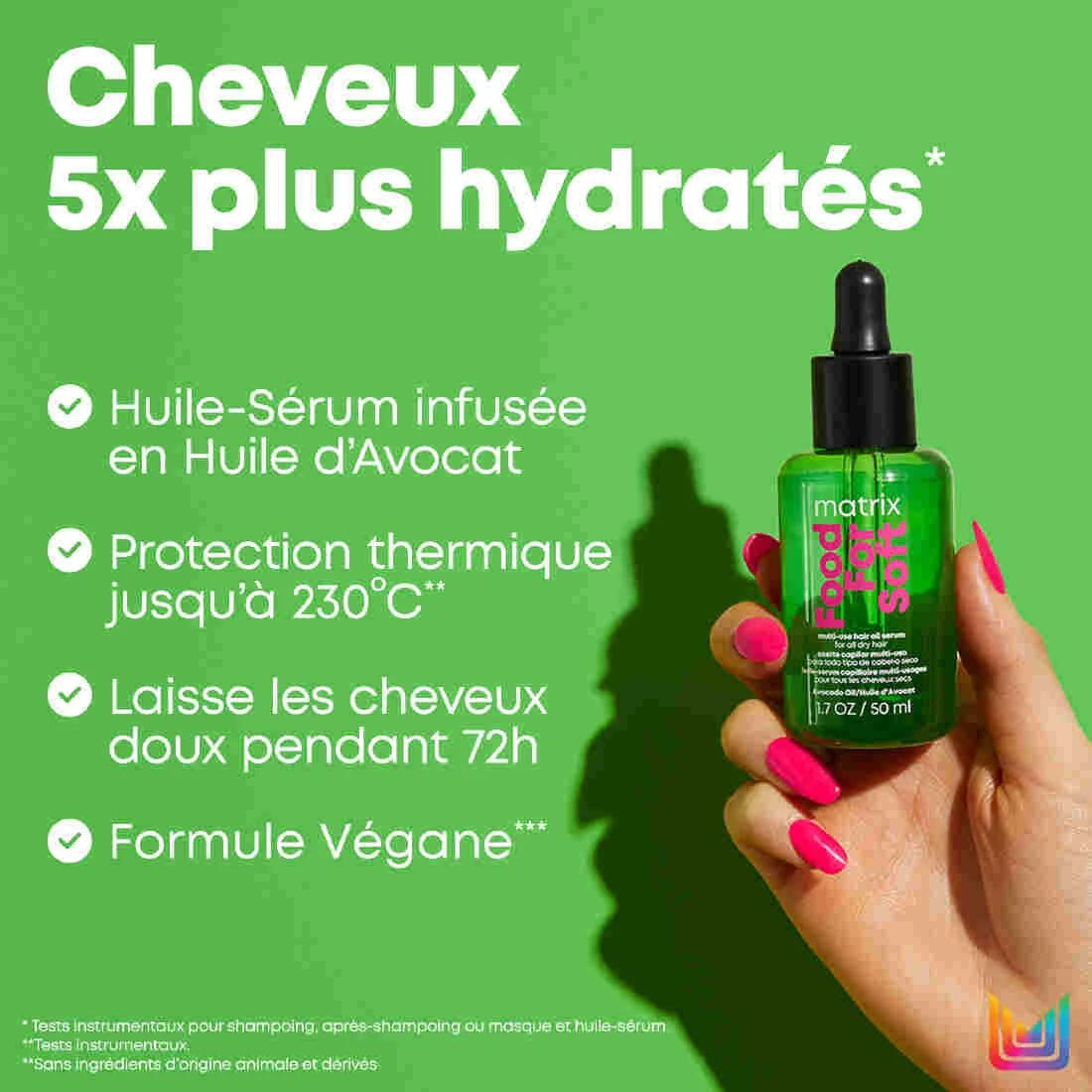 Matrix - Huile-sérum Food For Soft - Cheveux secs à très secs - 50 ml