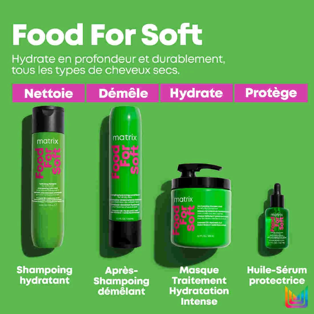 Matrix - Shampoing Food For Soft - Cheveux secs à très secs - 300 ml