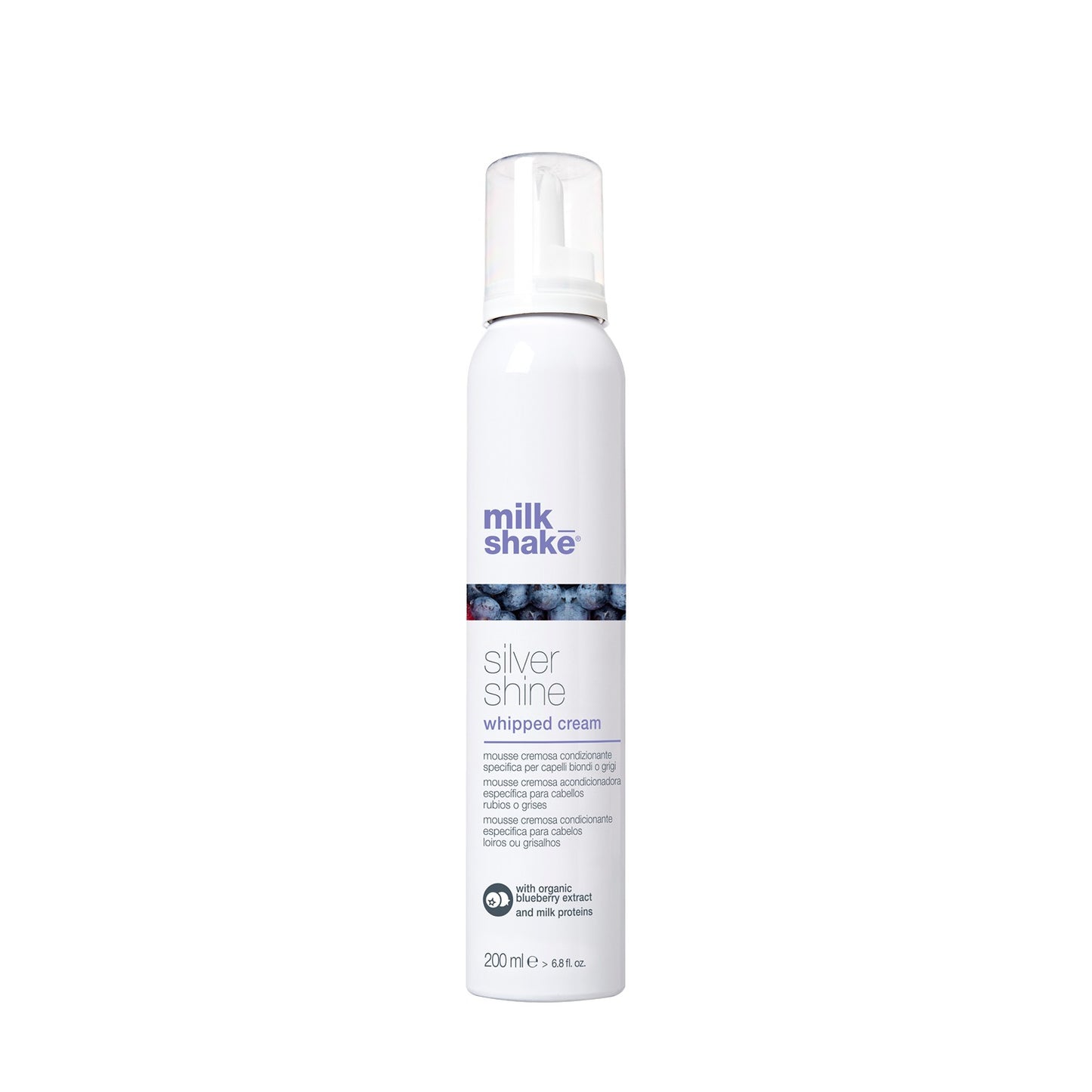 Milk_shake - Mousse revitalisante Silver Shine - Cheveux blonds & gris - 200 ml