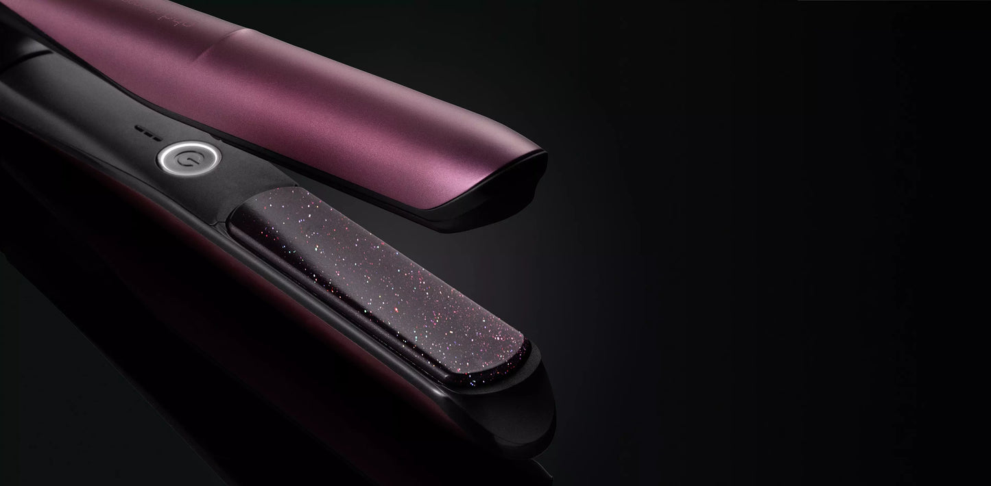 GHD - Coffret Deluxe Noël Cherry Chic - Lisseur & Sèche cheveux - Bordeaux