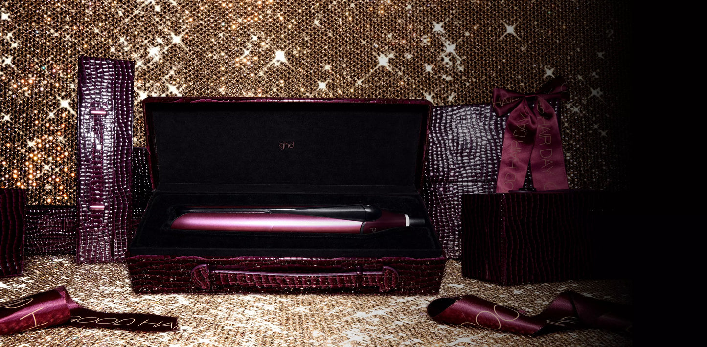 GHD - Coffret Noël Cherry Chic - Lisseur Chronos - Bordeaux