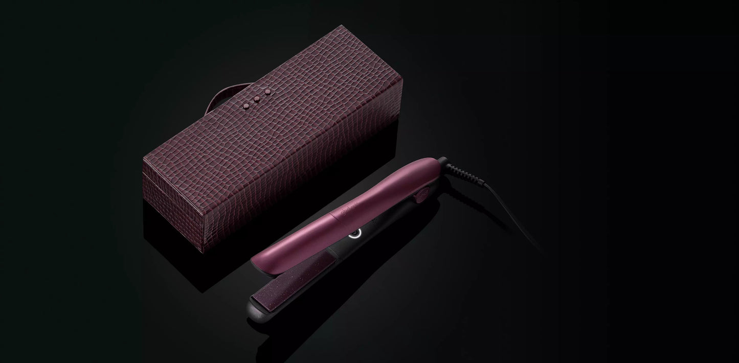 GHD - Coffret Noël Cherry Chic - Lisseur Gold - Bordeaux