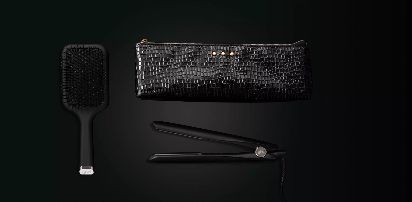 GHD - Coffret d'Exception 2025 - Lisseur Gold - Noir