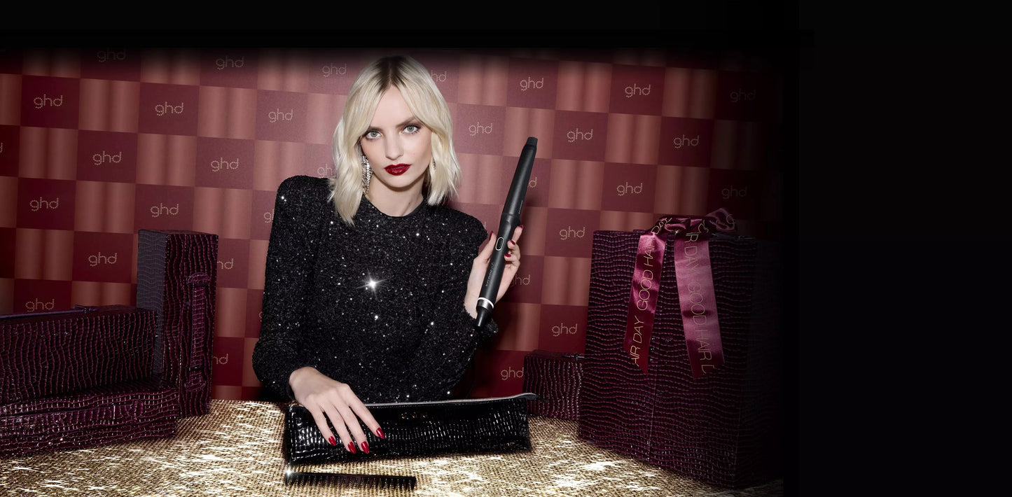 GHD - Coffret d'Exception 2025 - Boucleur Chronos Curve Conical Wand - Noir
