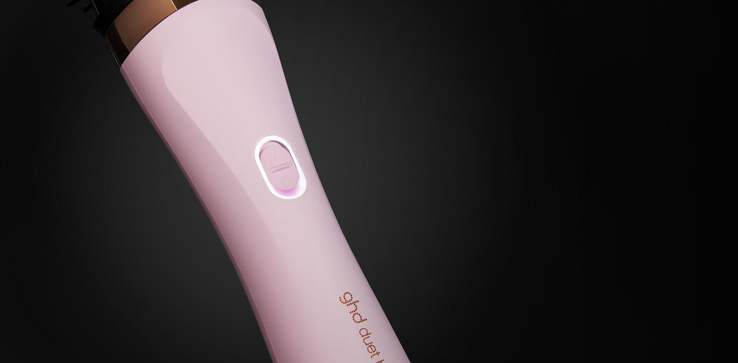 GHD - Brosse soufflante Duet Blowdry - Rose clair - Édition Limitée - Octobre Rose