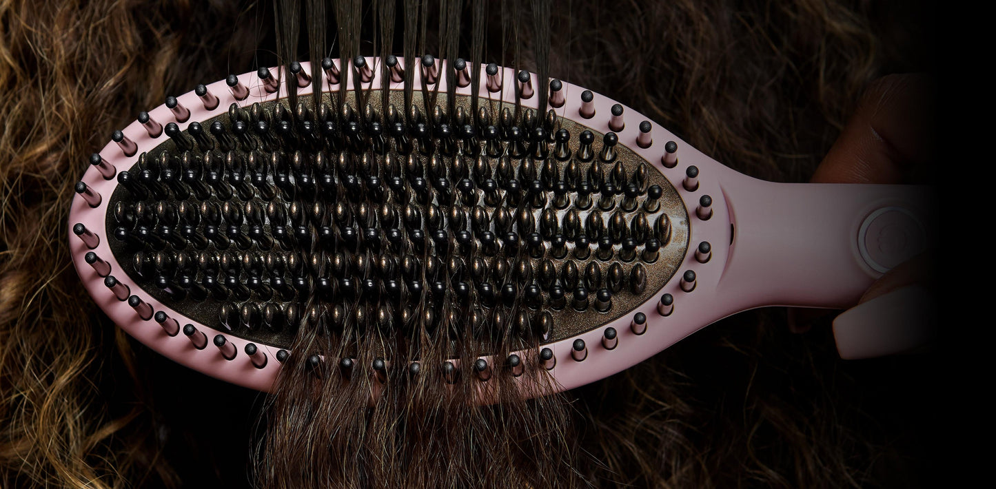 GHD - Brosse lissante Glide - Rose clair - Édition Limitée - Octobre Rose