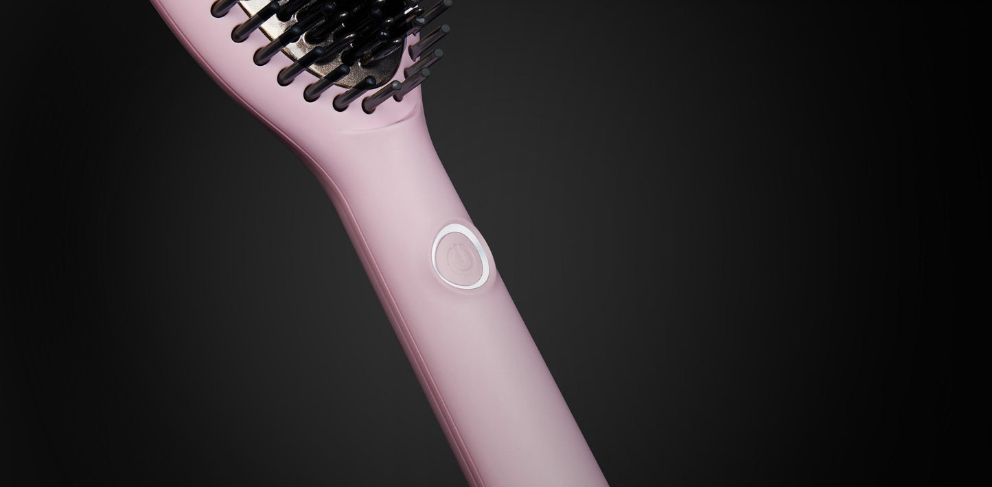 GHD - Brosse lissante Glide - Rose clair - Édition Limitée - Octobre Rose