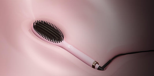 GHD - Brosse lissante Glide - Rose clair - Édition Limitée - Octobre Rose