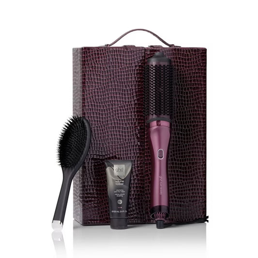 GHD - Coffret Noël Cherry Chic - Brosse soufflante Blowdry - Bordeaux