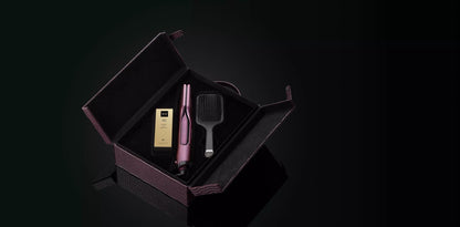 GHD - Coffret Noël Cherry Chic - Lisseur séchant Duet Style - Bordeaux