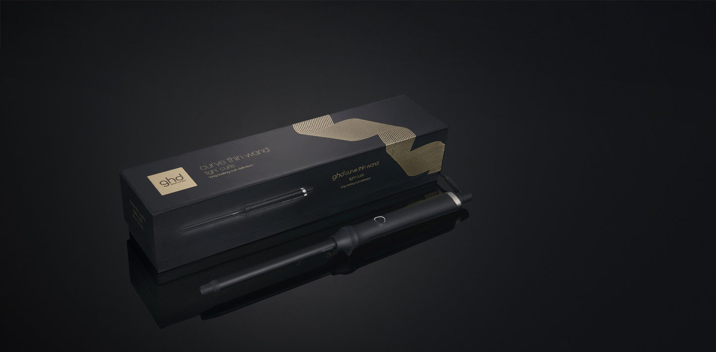 GHD - Boucleur Curve thin wand - Ultra fin - 14mm - Noir