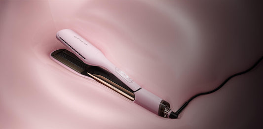 GHD - Lisseur séchant Duet Style - Rose clair - Édition Limitée - Octobre Rose + 1 spray thermo 50ml OFFERT
