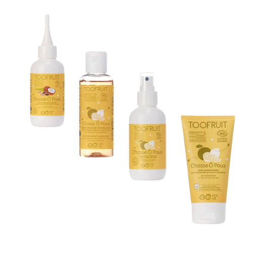 Toofruit - Kit anti-poux Enfant - Chasse Ô Poux - Shampoing OFFERT