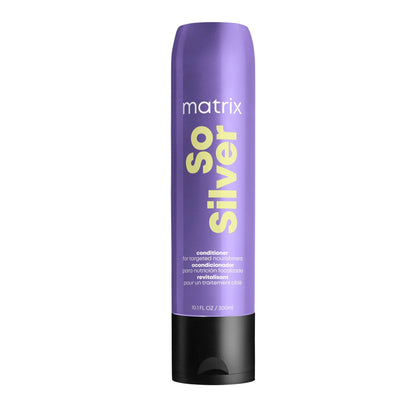 Matrix - Après shampoing violet So Silver - Cheveux platine blond clair & argenté - 300 ml