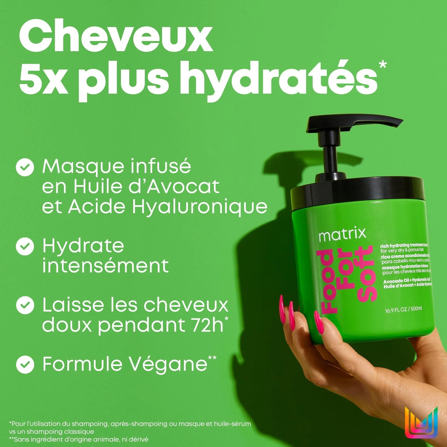 Matrix - Masque Food For Soft - Cheveux secs à très secs - 500 ml