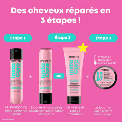 Matrix - Shampoing renforçateur InstaCure Build-A-Bond - Cheveux très abîmés - 300 ml