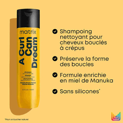 Matrix - Shampoing A Curl Can Dream - Cheveux frisés ondulés & crépus - 300 ml