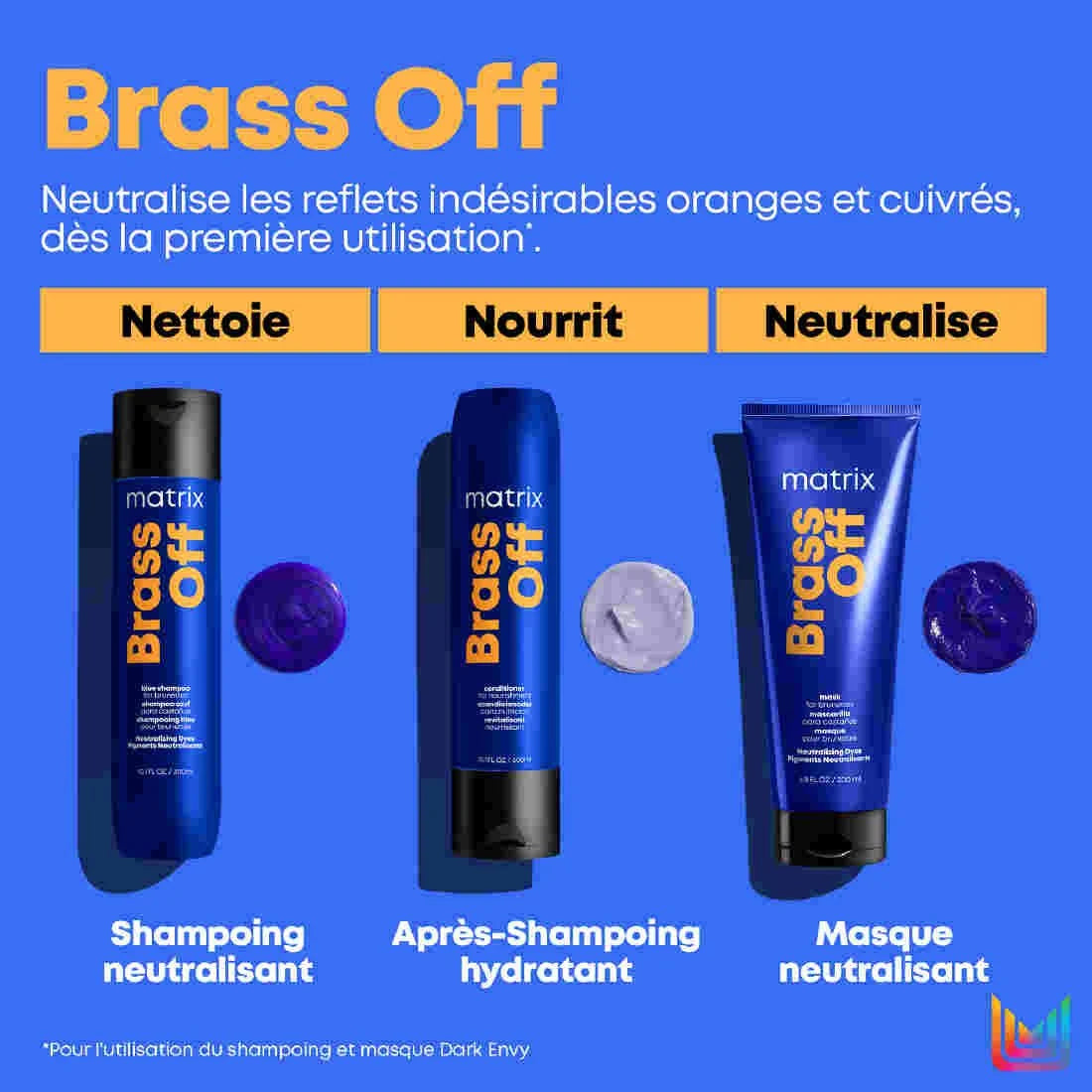 Matrix - Shampoing bleu - Brass Off - 300 ml