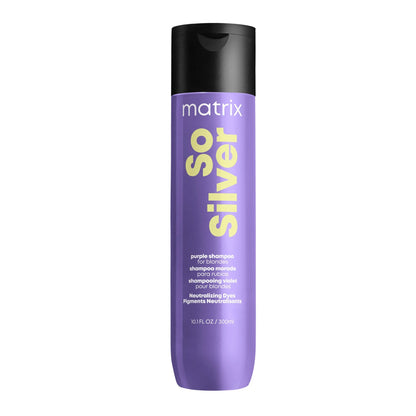 Matrix - Shampoing violet So Silver - Cheveux platine blond clair & argenté - 300 ml