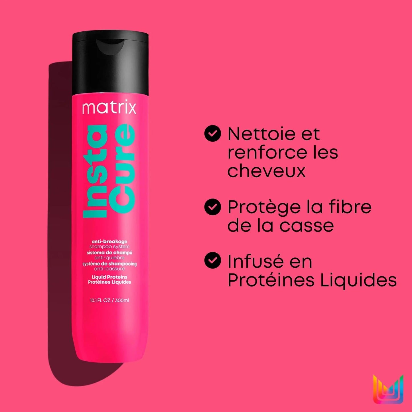 Matrix - Shampoing Instacure - Cheveux abîmés & cassants - 300 ml