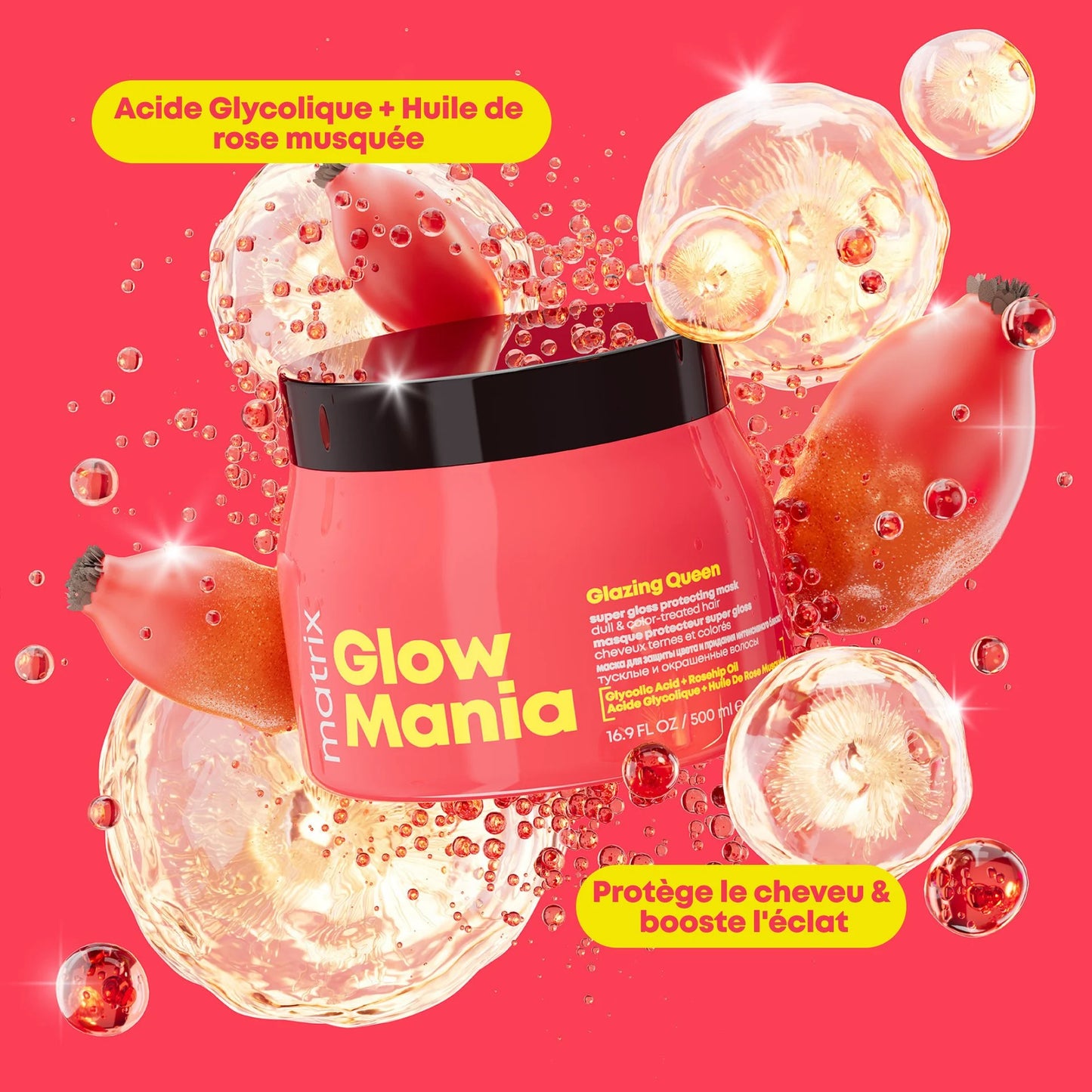 Matrix - NOUVEAUTÉ - Masque super lustrant - Glow Mania - 500 ml