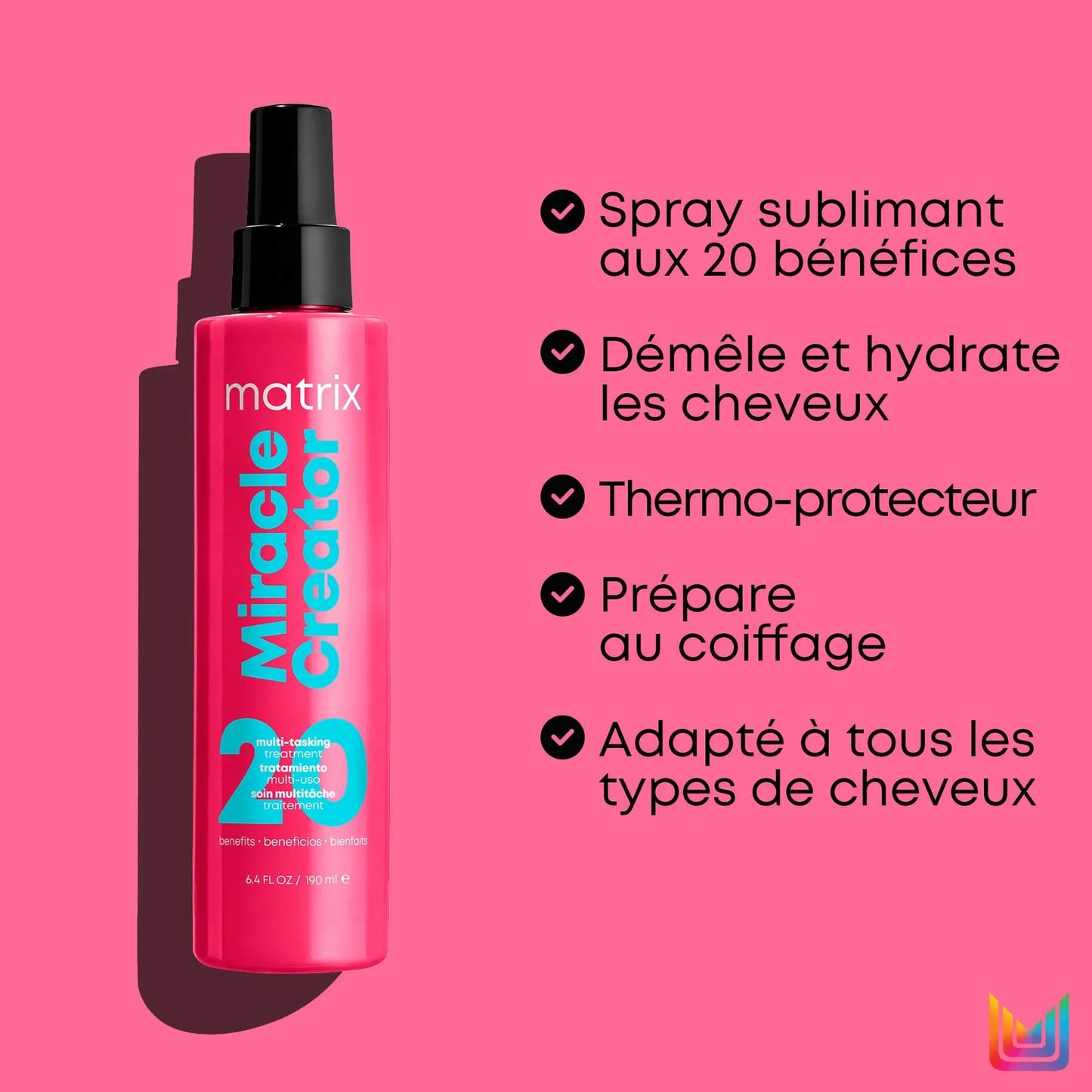 Matrix - Soin sans rinçage - Miracle Creator - 190 ml