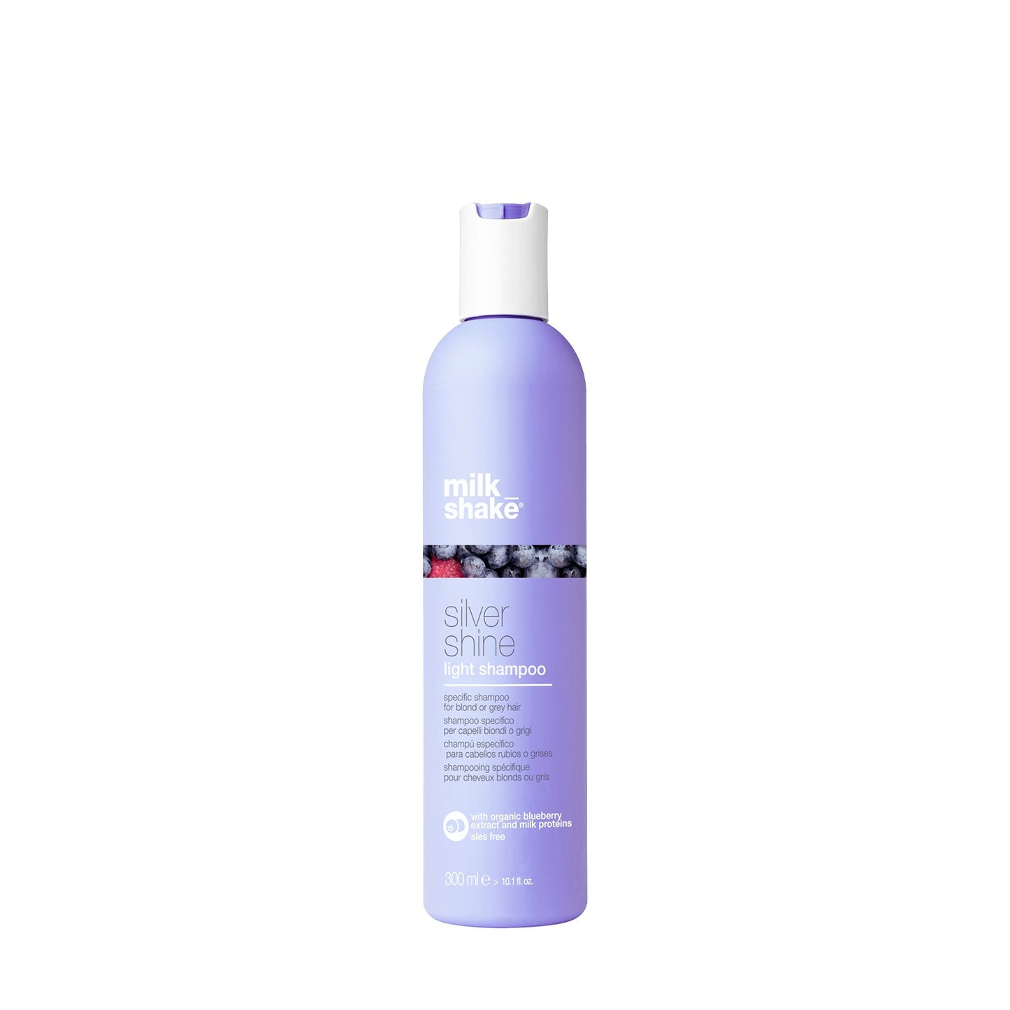 Milk_shake - Shampoing light Silver Shine - Cheveux blonds & gris - 300 ml