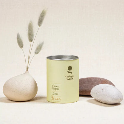 Couleurs Gaïa - Masque purifiant naturel - Source d'argile - 240 g