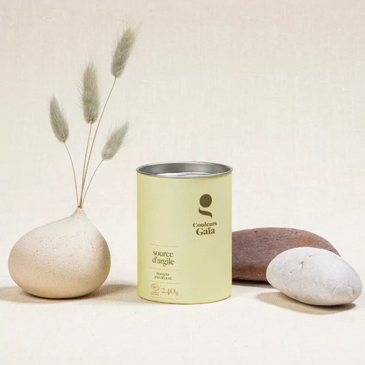 Couleurs Gaïa - Masque purifiant naturel - Source d'argile - 240 g