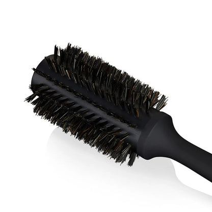 GHD - Brosse ronde - Poils naturels - Taille 3 - Noire