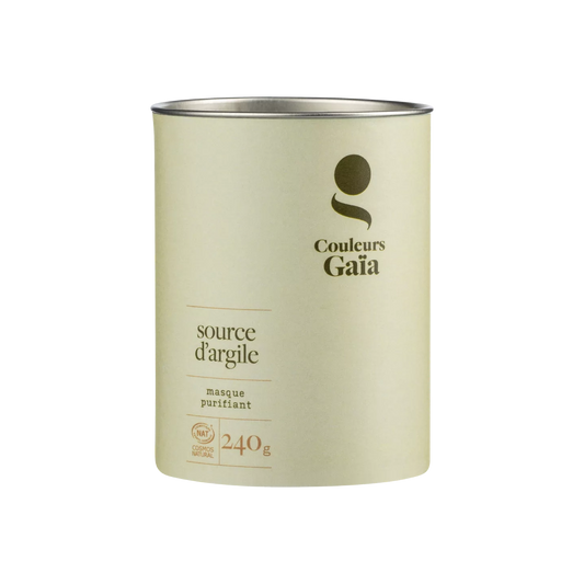 Couleurs Gaïa - Masque purifiant naturel - Source d'argile - 240 g